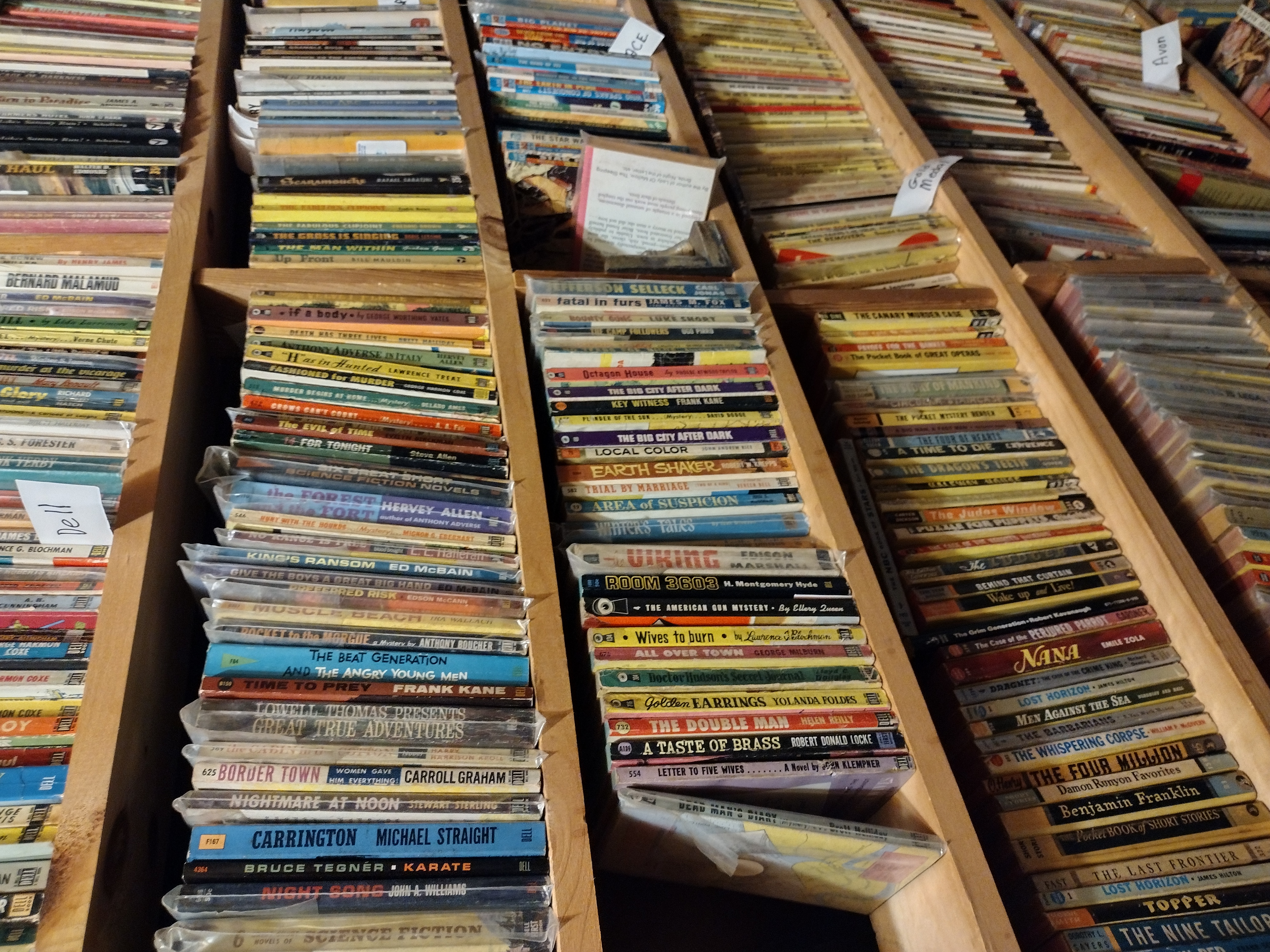 Books On Shelf